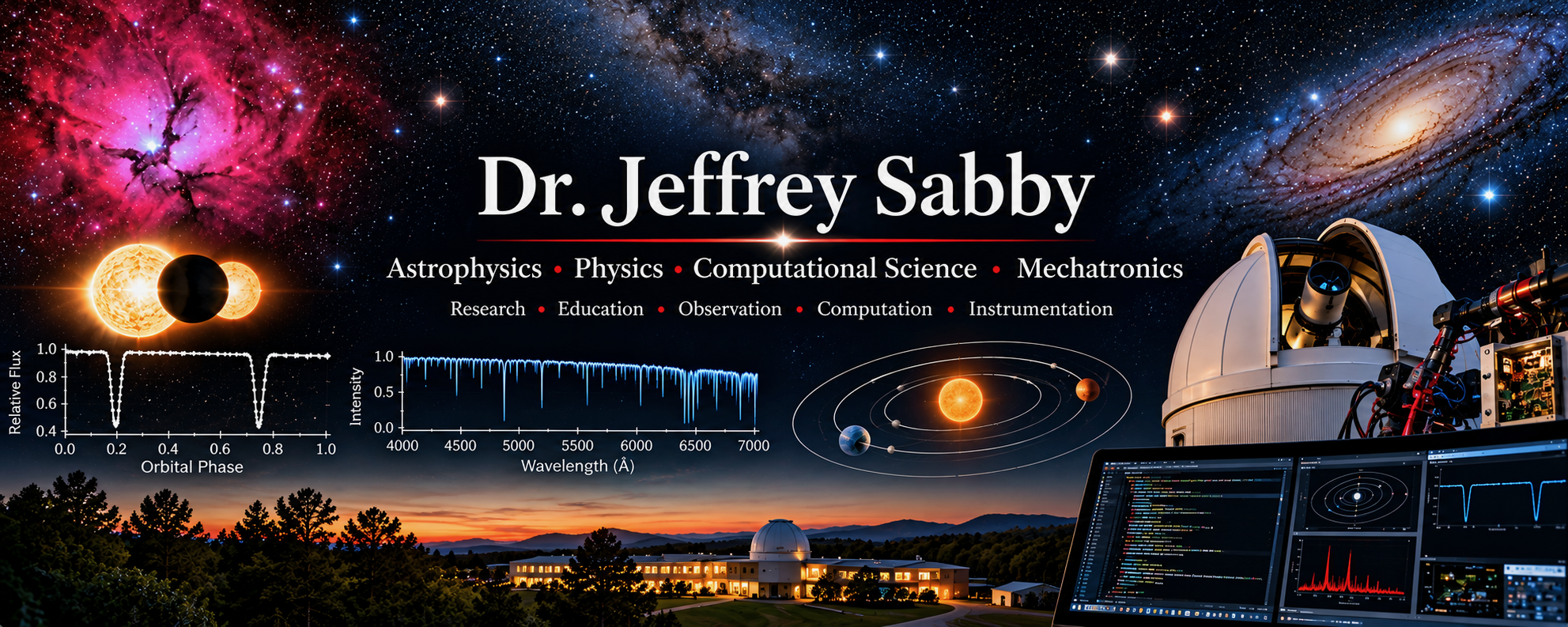 Dr. Jeffrey Sabby — Astrophysics, Physics, Computational Science, and Mechatronics